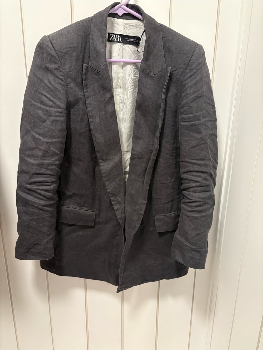 Zara Women’s Linen Blazer - Picture 3 of 7